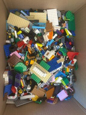 LEGO Bulk Lot Baseplate Brick Mini Figures Minecraft Bomb-Omb Mixed 10 lbs